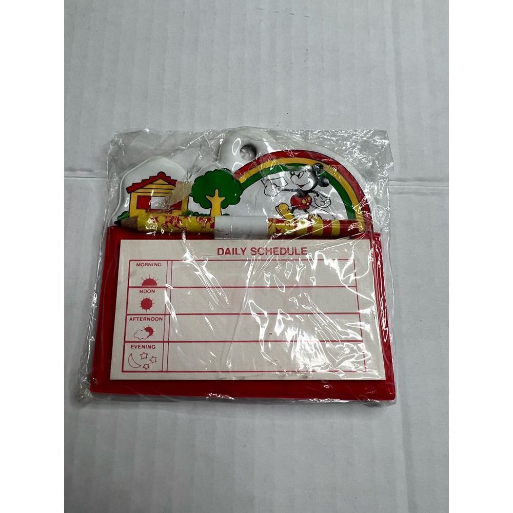Vintage Mickey’s Daily Schedule Mickey Mouse Miniatures